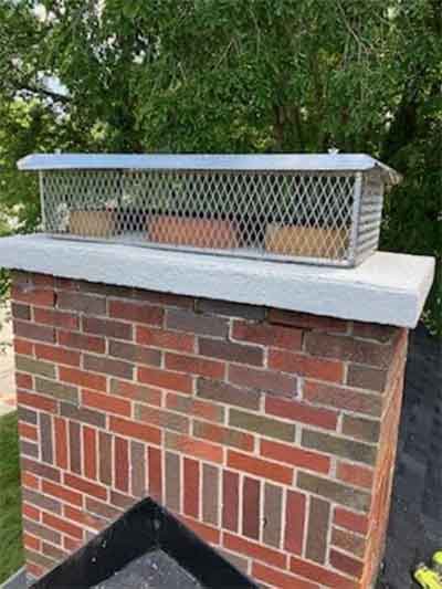 After Image: Buckeye Wildlife Solutions protects your chimeys with high quality chimney cap soutions