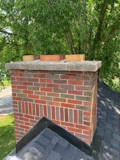 Before Image: Buckeye Wildlife Solutions protects your chimeys with high quality chimney cap soutions
