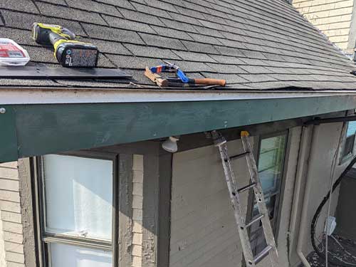 Buckeye Wildlife Solutions will repair your rotted fascia before we install your butter guards.