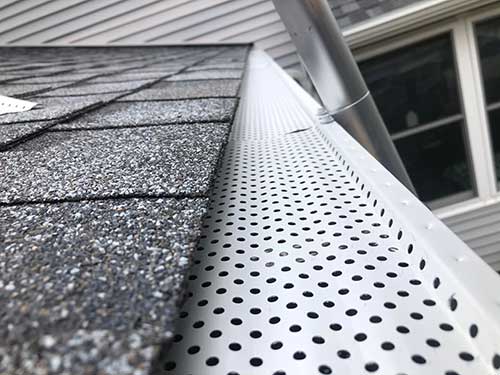 A Gutter Guard Installation by Buckeye Wildlife Solutions.