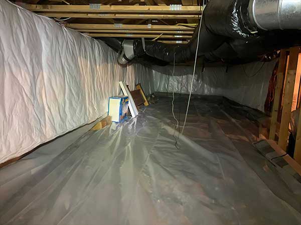 beautiful crawlspace work